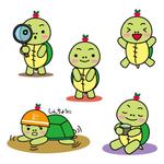 c-k-a-r-d-h (c-k-a-r-d-h)さんの【キャラクター作成】お金のトータル相談「カメ」キャラクターデザインへの提案