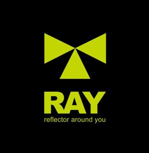 claphandsさんの「ray」or「RAY」or「Ray」の何れか。副題「reflector around you」表記可（大文字小文字」のロゴ作成への提案