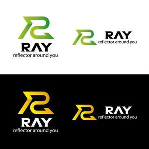 tikaさんの「ray」or「RAY」or「Ray」の何れか。副題「reflector around you」表記可（大文字小文字」のロゴ作成への提案