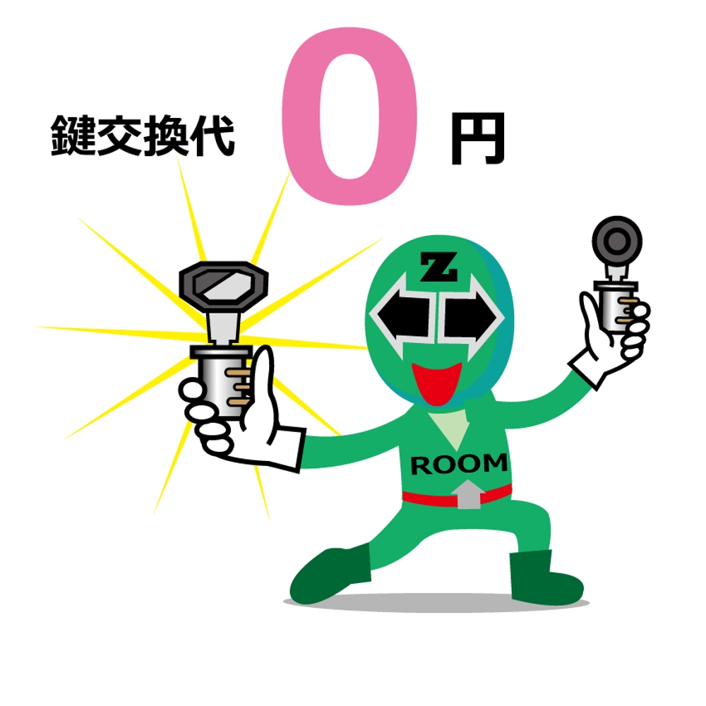 ZERO ROOM(初期費用無料の賃貸住宅)のキャラクター