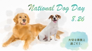 momo (cocotocos)さんの【#はじめてのアドビ 申込者専用コンペ】フォトショップでつくろう！世界犬の日記念写真への提案