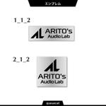 queuecat (queuecat)さんのガレージメーカー「ARITO's Audio Lab」のロゴマークとロゴタイプへの提案