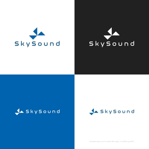 themisably ()さんの製造業向けAIサービス「SkySound」ロゴへの提案