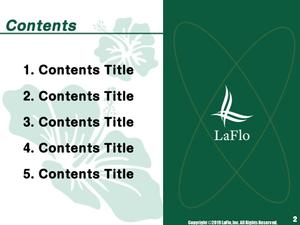 ひでのすけ ()さんの株式会社LaFloのパワーポイントスライドデザイン(4ページ)への提案