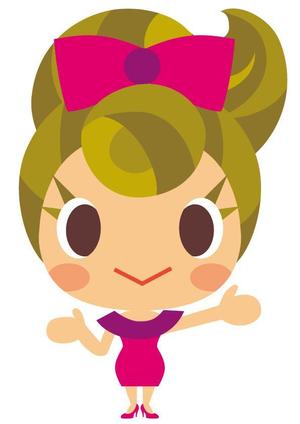 taeko20180808さんの美容室のロゴをモチーフにした可愛らしいキャラクターデザインへの提案
