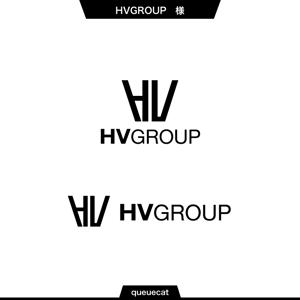queuecat (queuecat)さんのレンタカー、レンタルバイク、不動産グループ「HVグループ」のロゴへの提案