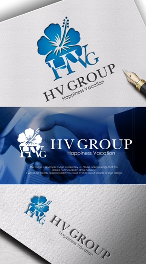 Mizumoto (kmizumoto)さんのレンタカー、レンタルバイク、不動産グループ「HVグループ」のロゴへの提案