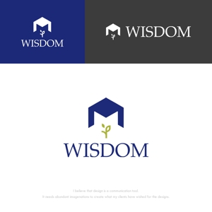 musaabez ()さんの個別学習塾ウィズダムのロゴへの提案