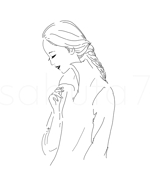sabuta (sabuta7)さんのスタイリッシュな女性の線画・ラインアートイラスト募集／新規オープンのマツエクサロンのロゴに使用への提案