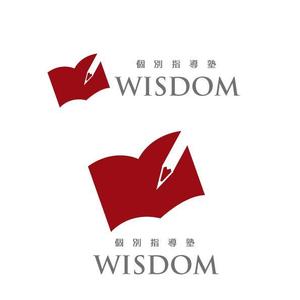 marukei (marukei)さんの個別学習塾ウィズダムのロゴへの提案