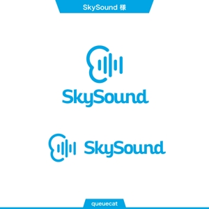queuecat (queuecat)さんの製造業向けAIサービス「SkySound」ロゴへの提案