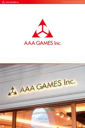 hi06_design (hi06)さんのオンラインゲーム会社「AAA GAMES Inc.」のロゴへの提案