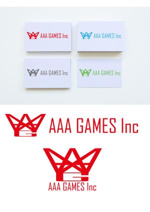 naoya (gonza828)さんのオンラインゲーム会社「AAA GAMES Inc.」のロゴへの提案