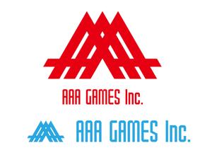 THREEWHEELS (threewheels)さんのオンラインゲーム会社「AAA GAMES Inc.」のロゴへの提案