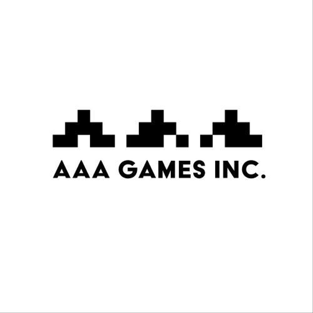 オンラインゲーム会社「AAA GAMES Inc.」のロゴ