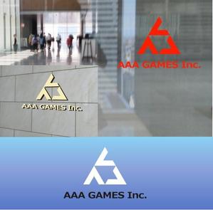 shyo (shyo)さんのオンラインゲーム会社「AAA GAMES Inc.」のロゴへの提案