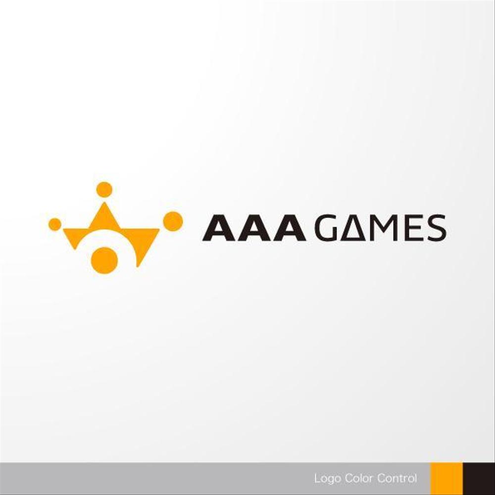 オンラインゲーム会社「AAA GAMES Inc.」のロゴ