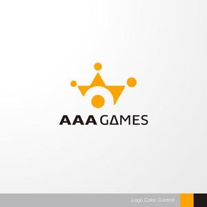 ＊ sa_akutsu ＊ (sa_akutsu)さんのオンラインゲーム会社「AAA GAMES Inc.」のロゴへの提案