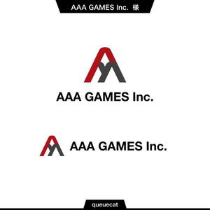 queuecat (queuecat)さんのオンラインゲーム会社「AAA GAMES Inc.」のロゴへの提案