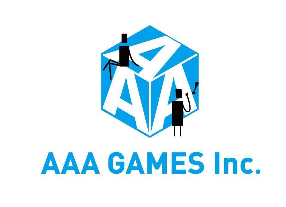 オンラインゲーム会社「AAA GAMES Inc.」のロゴ