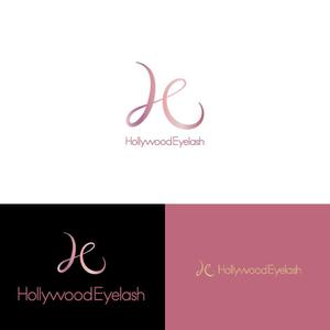 delicious (delicious-design)さんの新ブランドまつ毛エクステ商材「ハリウッドアイラッシュ」（Hollywood　Eyelash)のロゴへの提案