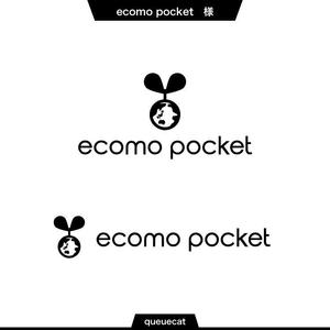 queuecat (queuecat)さんのECサイト「エコモポケット」のロゴへの提案