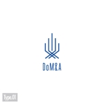 DECO (DECO)さんのM&Aマッチング事業「株式会社DoM&A」のロゴへの提案
