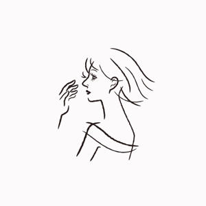koromiru (koromiru)さんのスタイリッシュな女性の線画・ラインアートイラスト募集／新規オープンのマツエクサロンのロゴに使用への提案