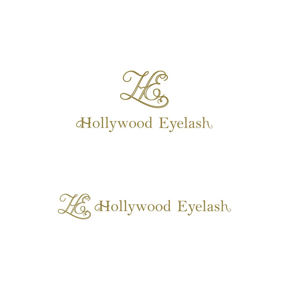 新ブランドまつ毛エクステ商材「ハリウッドアイラッシュ」（Hollywood　Eyelash)のロゴ