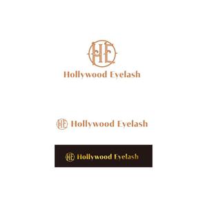  K-digitals (K-digitals)さんの新ブランドまつ毛エクステ商材「ハリウッドアイラッシュ」（Hollywood　Eyelash)のロゴへの提案