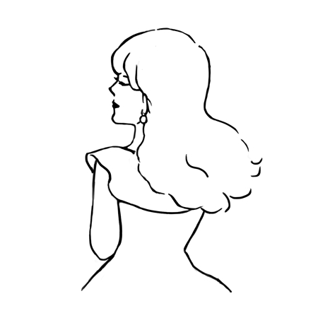 Hirotomizさんの事例 実績 提案 スタイリッシュな女性の線画 ラインアートイラスト募集 新規オープンのマツエクサロンのロゴに使用 初めまして Hiro クラウドソーシング ランサーズ