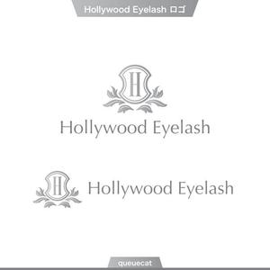 queuecat (queuecat)さんの新ブランドまつ毛エクステ商材「ハリウッドアイラッシュ」（Hollywood　Eyelash)のロゴへの提案