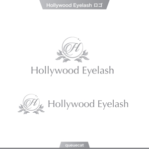 queuecat (queuecat)さんの新ブランドまつ毛エクステ商材「ハリウッドアイラッシュ」（Hollywood　Eyelash)のロゴへの提案