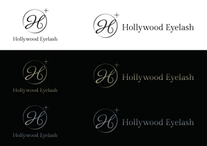 mibran ()さんの新ブランドまつ毛エクステ商材「ハリウッドアイラッシュ」（Hollywood　Eyelash)のロゴへの提案