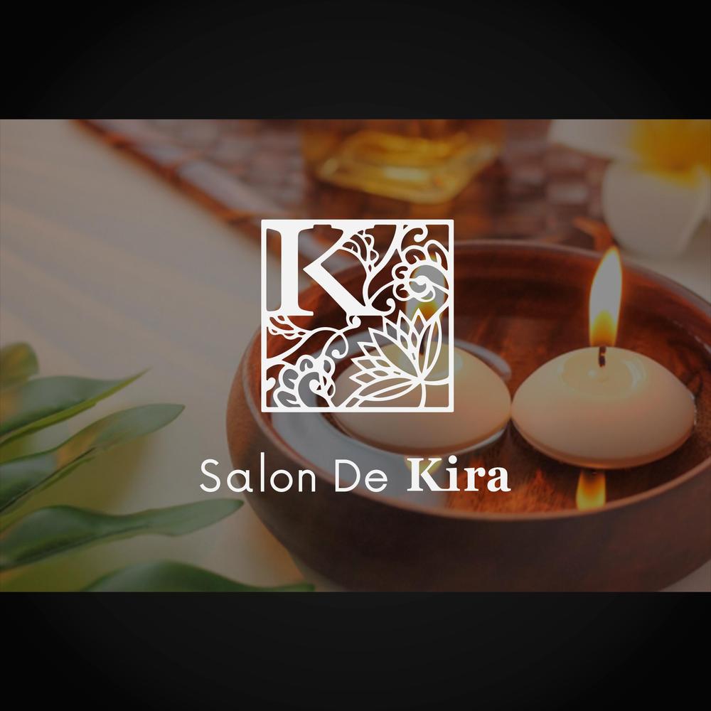ネイル&エステ店舗 「 Salon De Kira 」のロゴ
