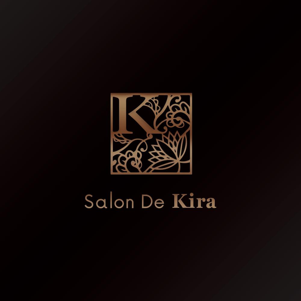 ネイル&エステ店舗 「 Salon De Kira 」のロゴ