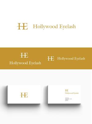 SO design (screenout)さんの新ブランドまつ毛エクステ商材「ハリウッドアイラッシュ」（Hollywood　Eyelash)のロゴへの提案