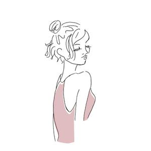 sai ()さんのスタイリッシュな女性の線画・ラインアートイラスト募集／新規オープンのマツエクサロンのロゴに使用への提案