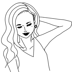 OTO29 (otsu29)さんのスタイリッシュな女性の線画・ラインアートイラスト募集／新規オープンのマツエクサロンのロゴに使用への提案