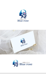 forever (Doing1248)さんの小顔矯正と耳つぼ　「ブルーローズ~Blue rose~」のロゴ　への提案