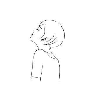 いわた かおり (castell)さんのスタイリッシュな女性の線画・ラインアートイラスト募集／新規オープンのマツエクサロンのロゴに使用への提案
