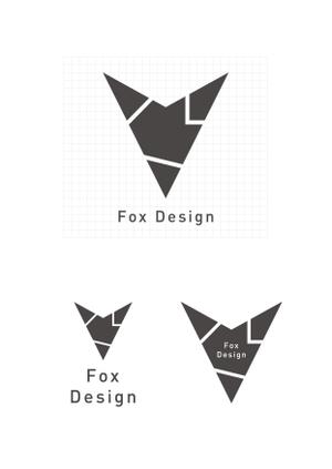 ロックス ()さんのデザイン団体「FoxDesign」のロゴデザインへの提案