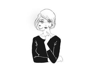 藤咲　揚子 (inabinoohoiratsume)さんのスタイリッシュな女性の線画・ラインアートイラスト募集／新規オープンのマツエクサロンのロゴに使用への提案