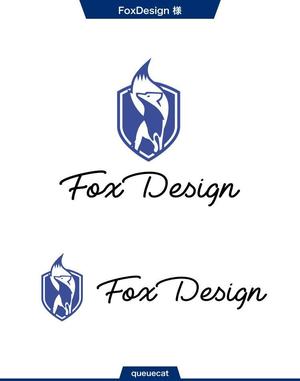 queuecat (queuecat)さんのデザイン団体「FoxDesign」のロゴデザインへの提案