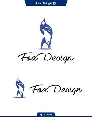 queuecat (queuecat)さんのデザイン団体「FoxDesign」のロゴデザインへの提案