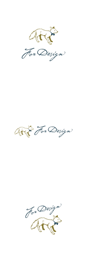 Q (Gi__________)さんのデザイン団体「FoxDesign」のロゴデザインへの提案