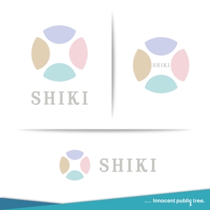 Innocent public tree (nekosu)さんの化粧品ブランド「四季（SHIKI）」の会社ロゴへの提案