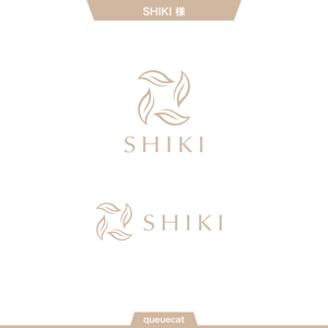 queuecat (queuecat)さんの化粧品ブランド「四季（SHIKI）」の会社ロゴへの提案