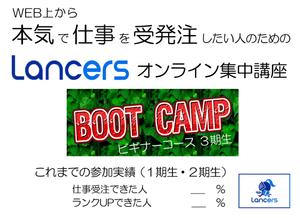 株式会社いちから (cbsuginami)さんの【ランサーズブートキャンプビギナー2期生参加者専用】サムネイル画像のデザインへの提案