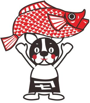 ikue (u3nofamily)さんのくまもんみたいなフレンチブルドックキャラクターを作って下さい。への提案